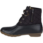 Sperry Saltwater Duck Boot - Women's Black/Quilted Nylon Shoe Deals Outlet