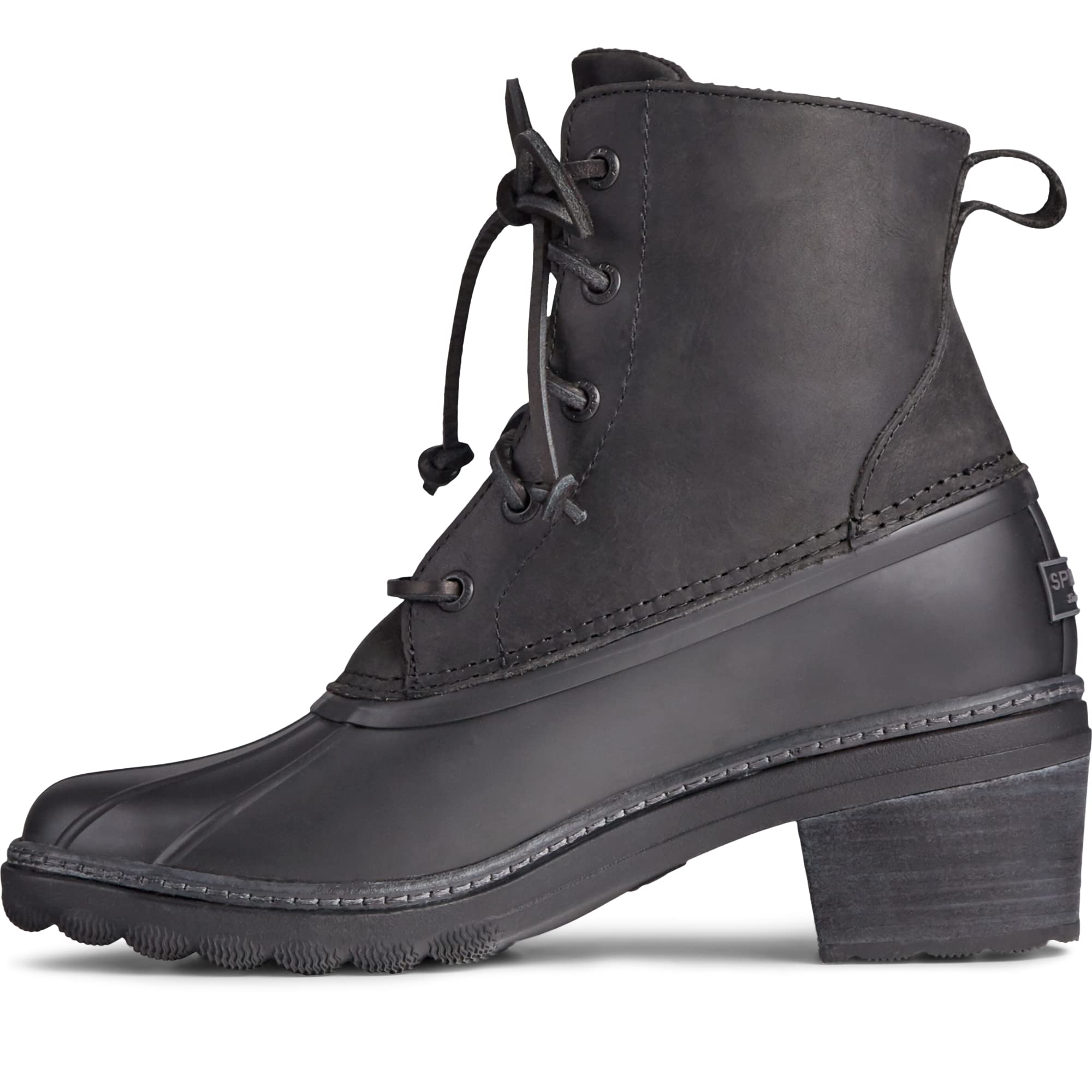 Sperry Saltwater Heel Fashion Core - Women's Black Shoe Deals Outlet