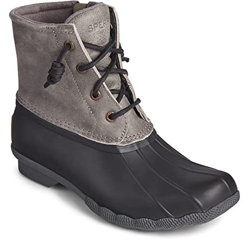 Sperry Saltwater Wool Duck - Women's Black/Grey Shoe Deals Outlet