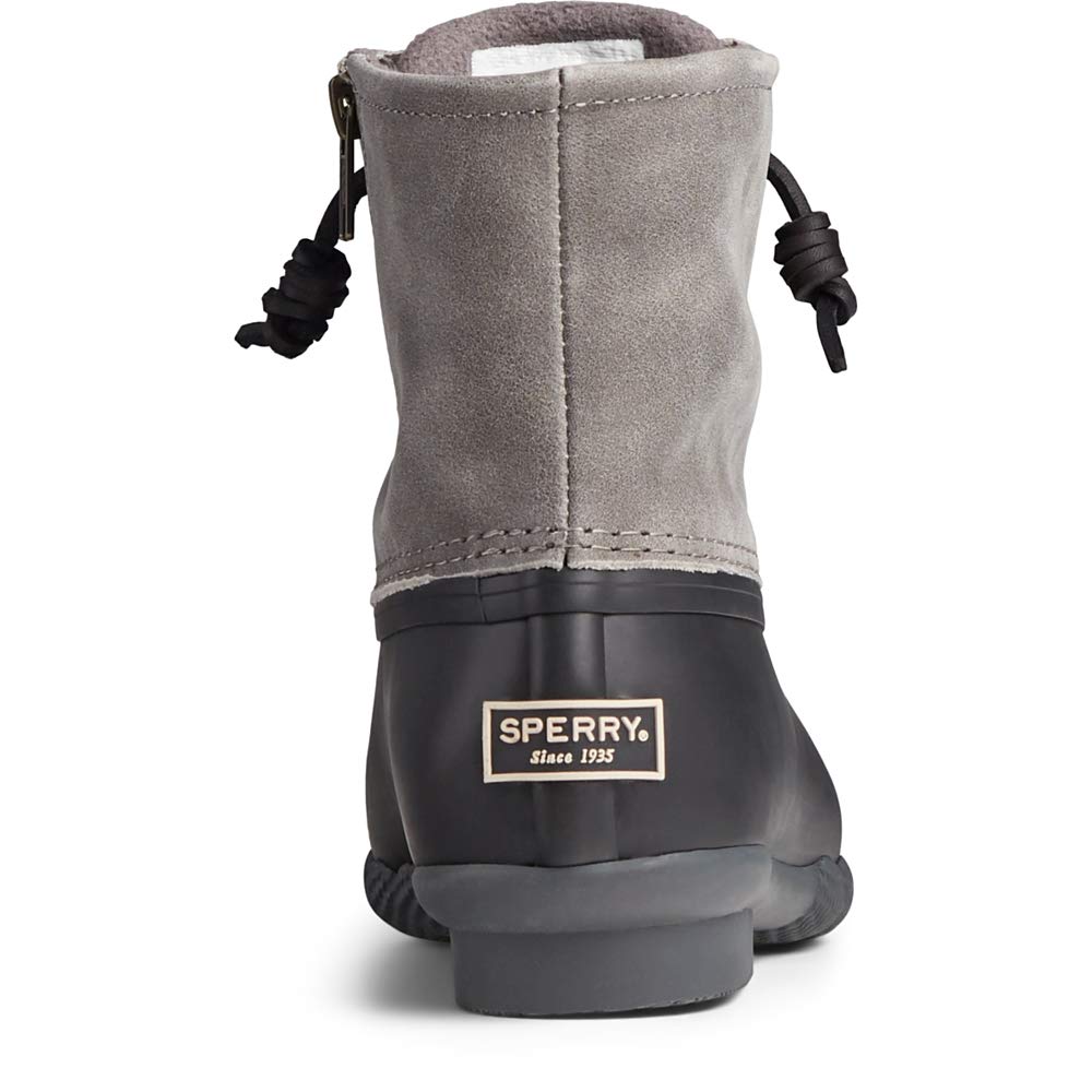 Sperry Saltwater Wool Duck - Women's Black/Grey Shoe Deals Outlet