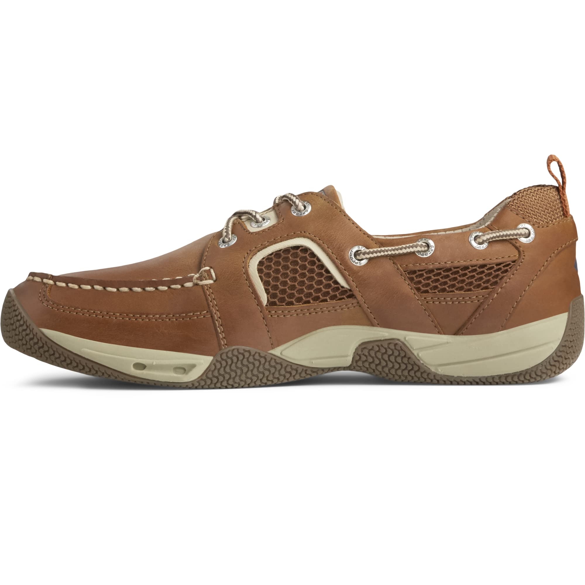 Sperry Sea Kite Sport Moc Boat - Men's Sudan Tan Shoe Deals Outlet