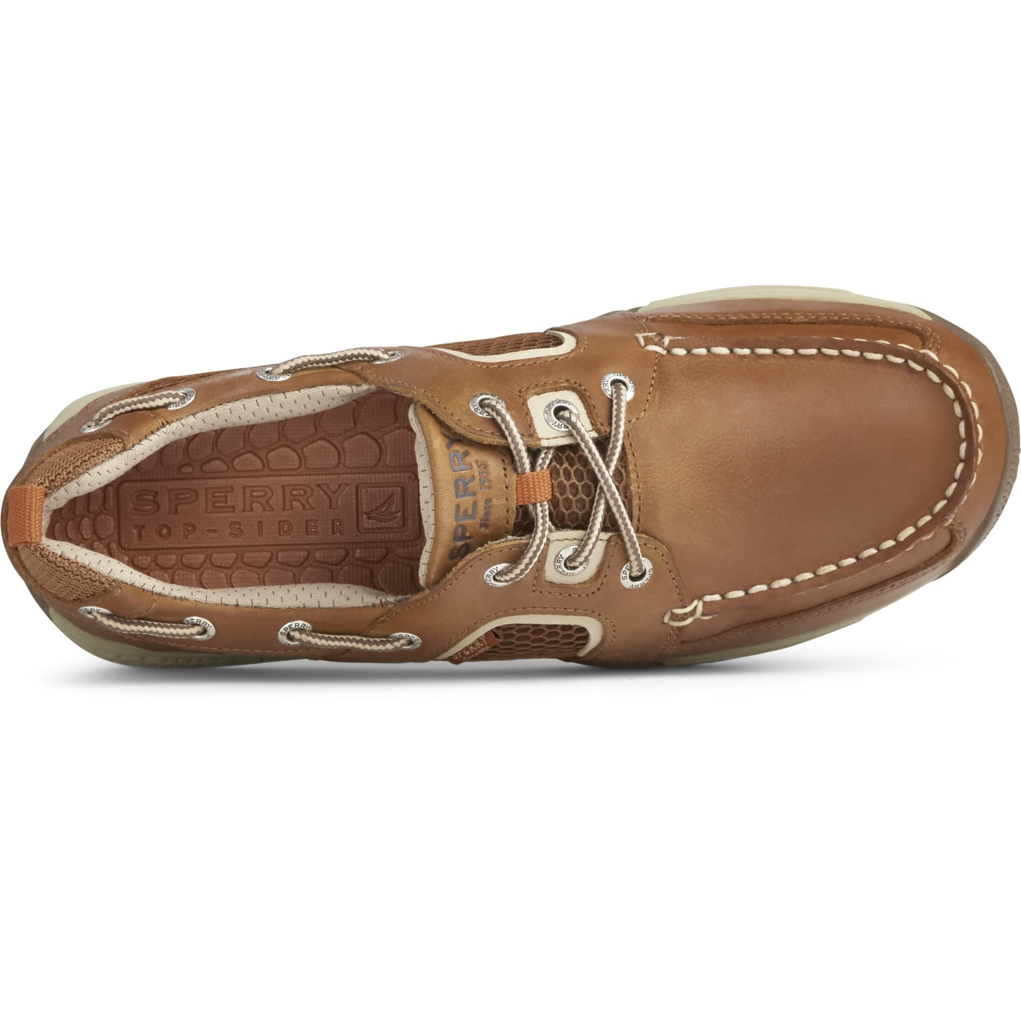 Sperry Sea Kite Sport Moc Boat - Men's Sudan Tan Shoe Deals Outlet