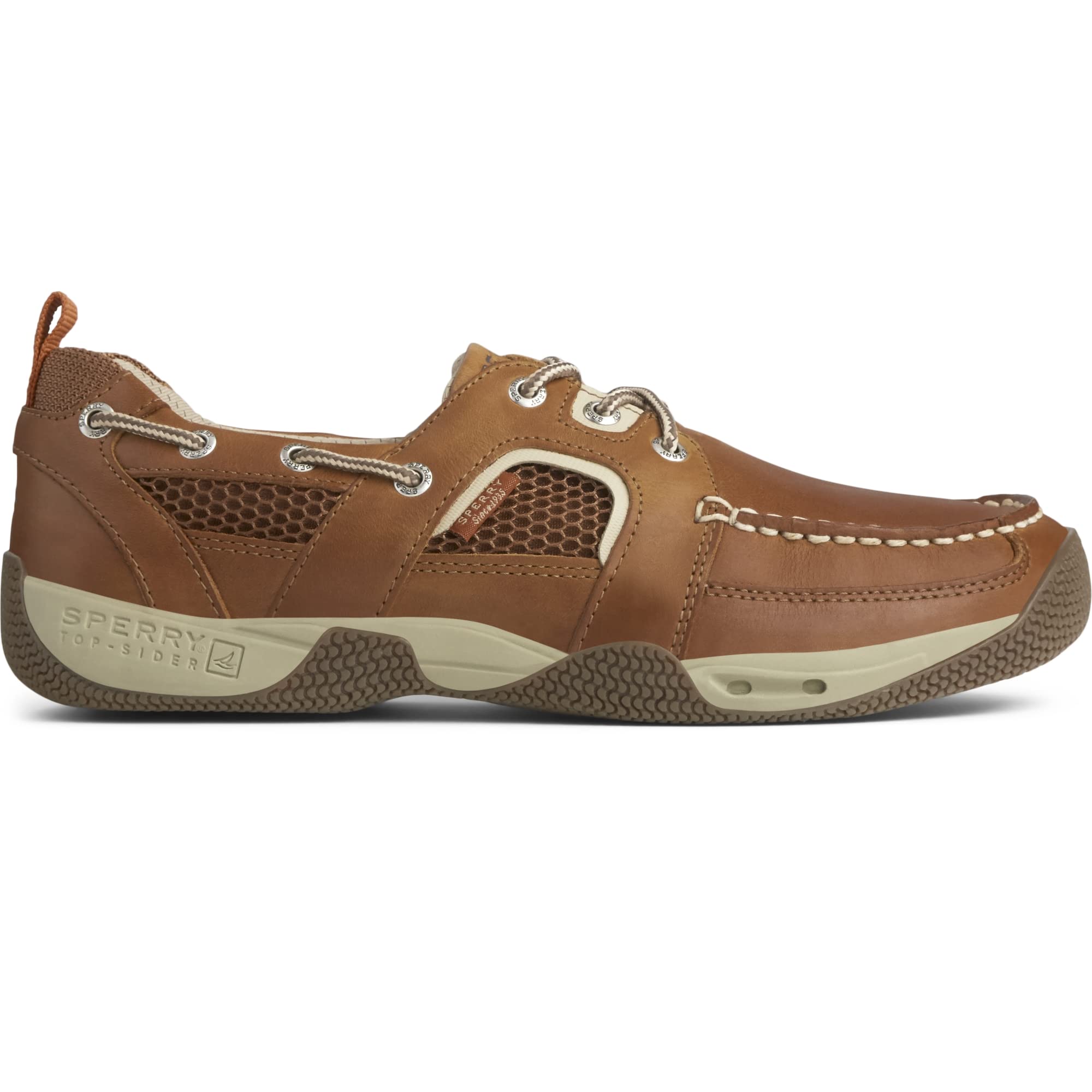 Sperry Sea Kite Sport Moc Boat - Men's Sudan Tan Shoe Deals Outlet