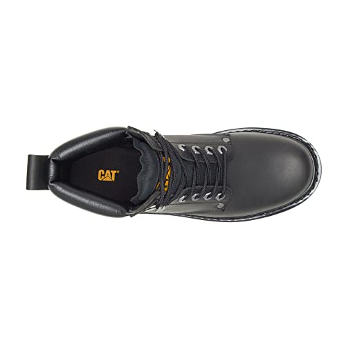 Caterpillar Second Shift Soft - Toe Boots - Men's Black Shoe Deals Outlet
