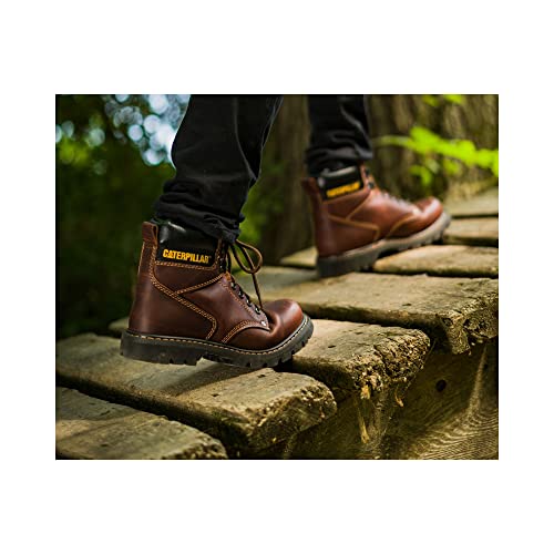 Caterpillar Second Shift Steel - Toe Boots - Men's Black Shoe Deals Outlet