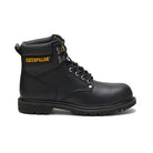 Caterpillar Second Shift Steel - Toe Boots - Men's Black Shoe Deals Outlet