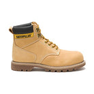 Caterpillar Second Shift Steel - Toe Boots - Men's Honey Nubuck Shoe Deals Outlet