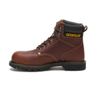 Caterpillar Second Shift Steel - Toe Boots - Men's Tan Shoe Deals Outlet