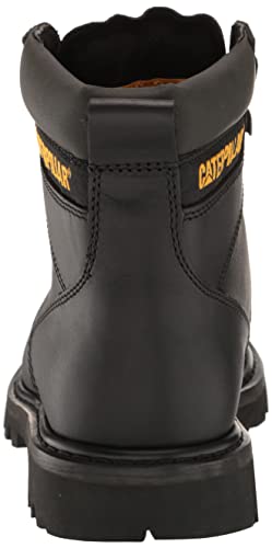 Caterpillar Second Shift Steel - Toe Boots - Men's Black Shoe Deals Outlet