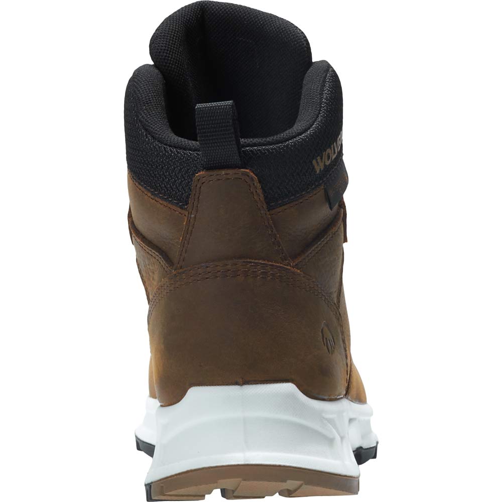 Wolverine Shiftplus Work Mid LX 6 inch - Men's Brown Shoe Deals Outlet