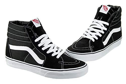 Vans Sk8 - Hi - Unisex Black/White Shoe Deals Outlet