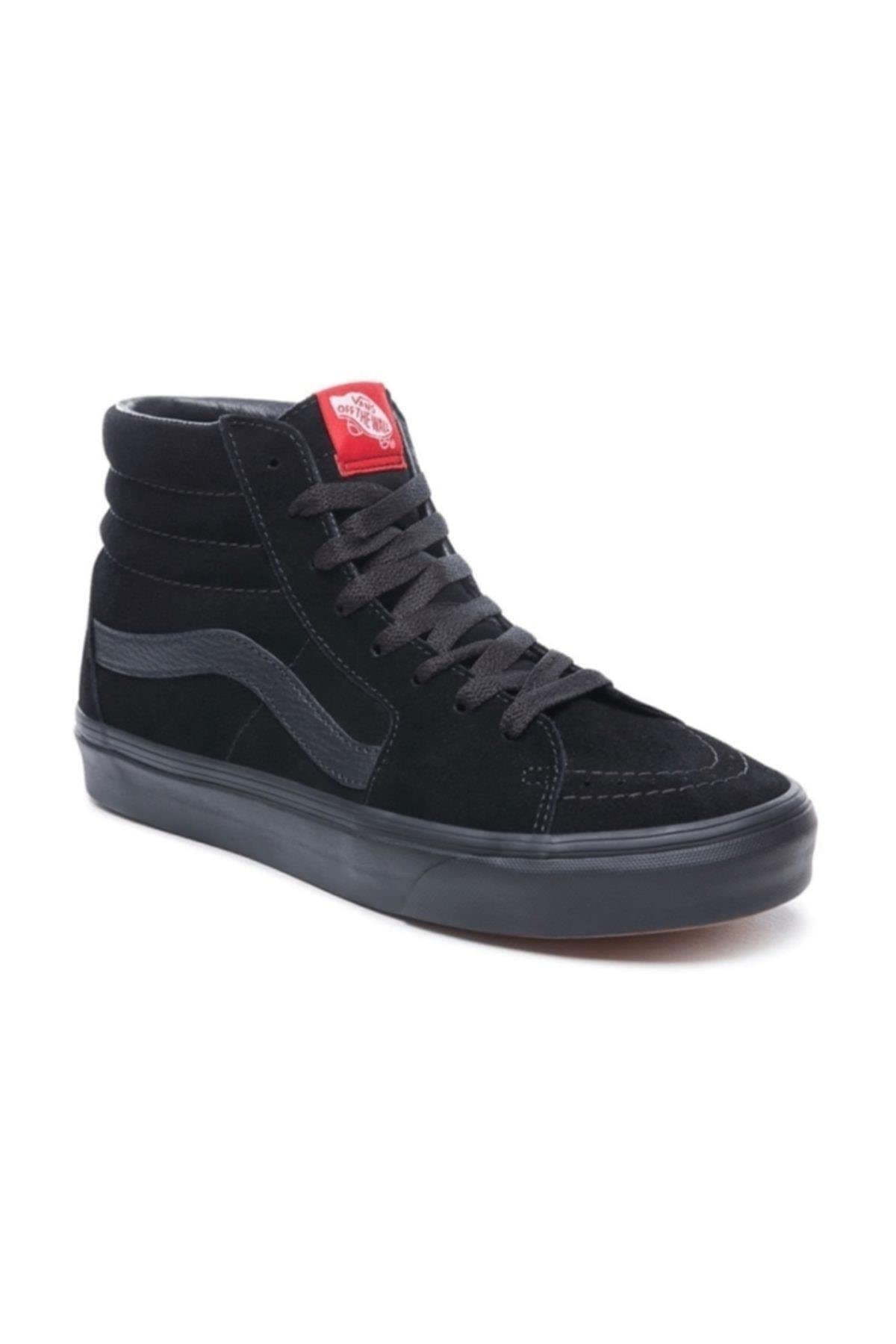 Vans Sk8 - Hi - Unisex Black/Black Shoe Deals Outlet