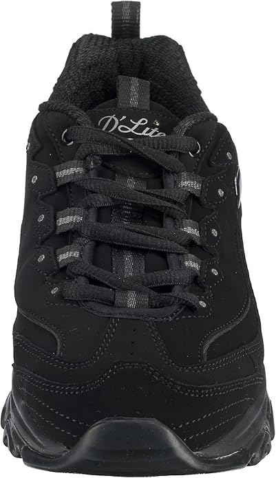 SKECHERS D'Lites - Play On Black 10.5 M 193642452075 Shoe Deals Outlet