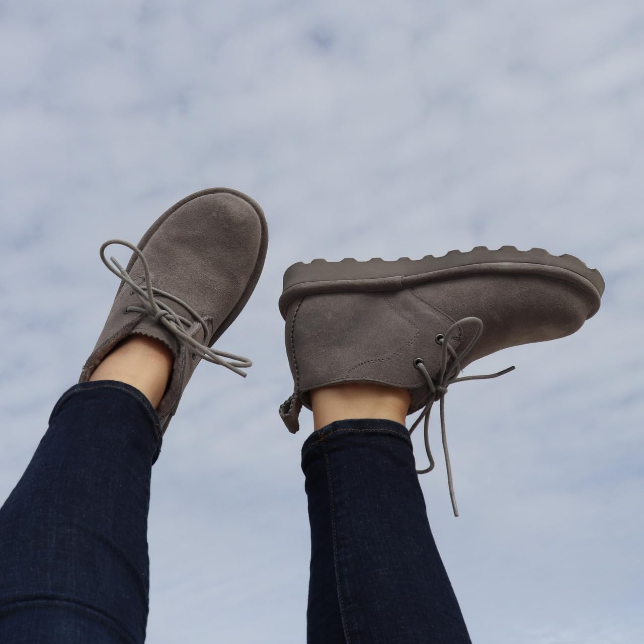 BEARPAW Skye Boot - Women's Gray Fog Shoe Deals Outlet