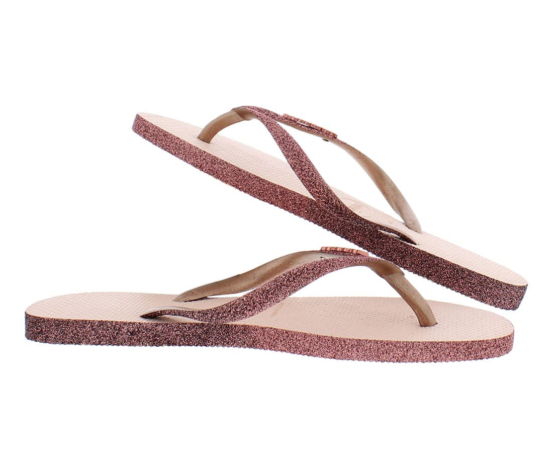 Havaianas Slim Flip Flop Sandal - Women's Sparkle Ballet Rose Shoe Deals Outlet
