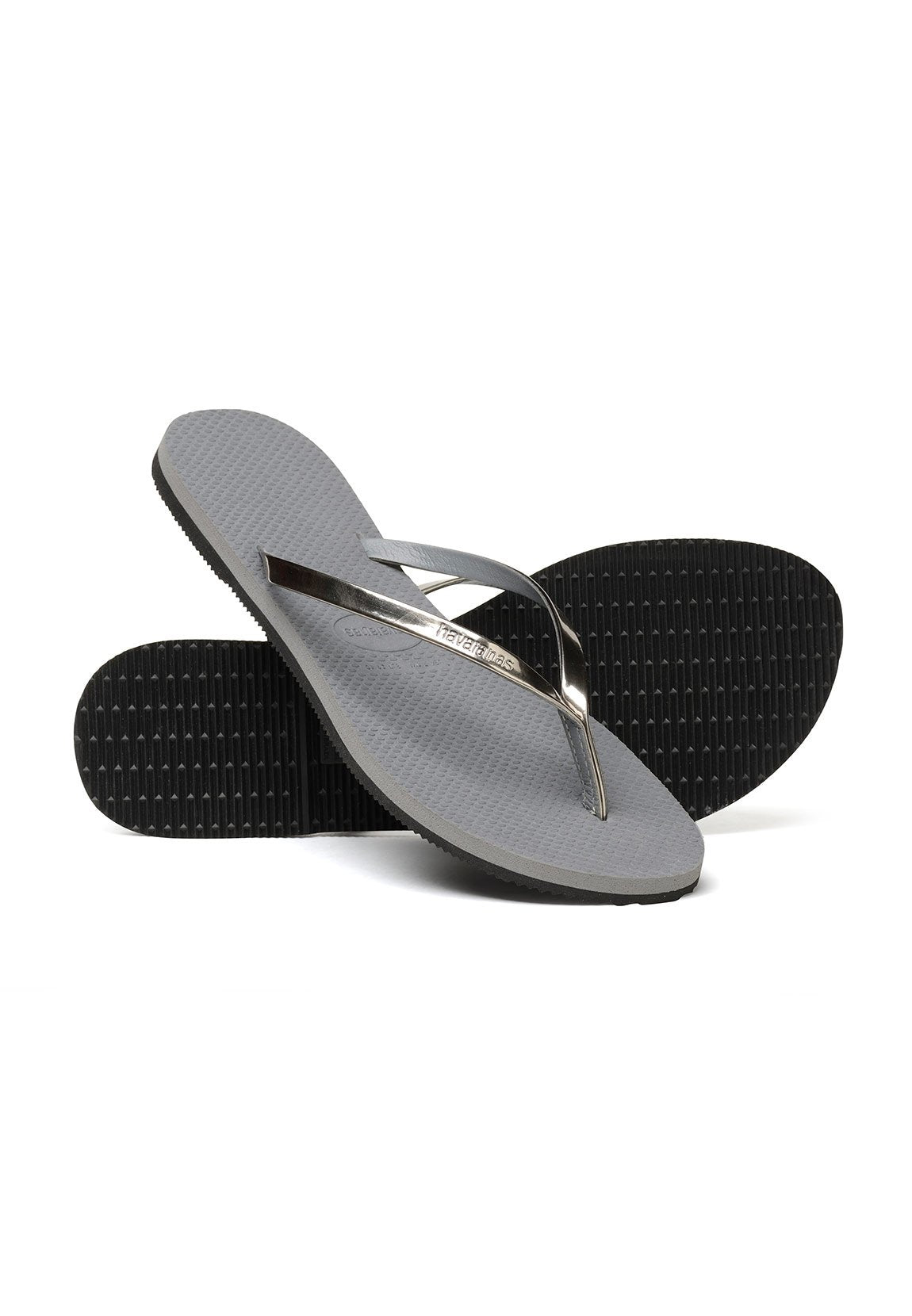 Havaianas Slim Flip Flop Sandal - Women's Metallic Steel Grey Shoe Deals Outlet