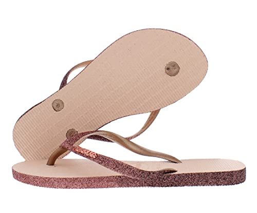 Havaianas Slim Flip Flop Sandal - Women's Sparkle Ballet Rose Shoe Deals Outlet