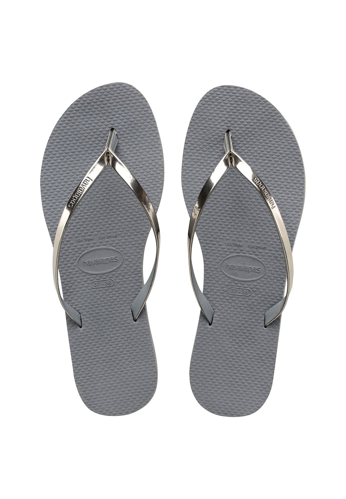 Havaianas Slim Flip Flop Sandal - Women's Metallic Steel Grey Shoe Deals Outlet