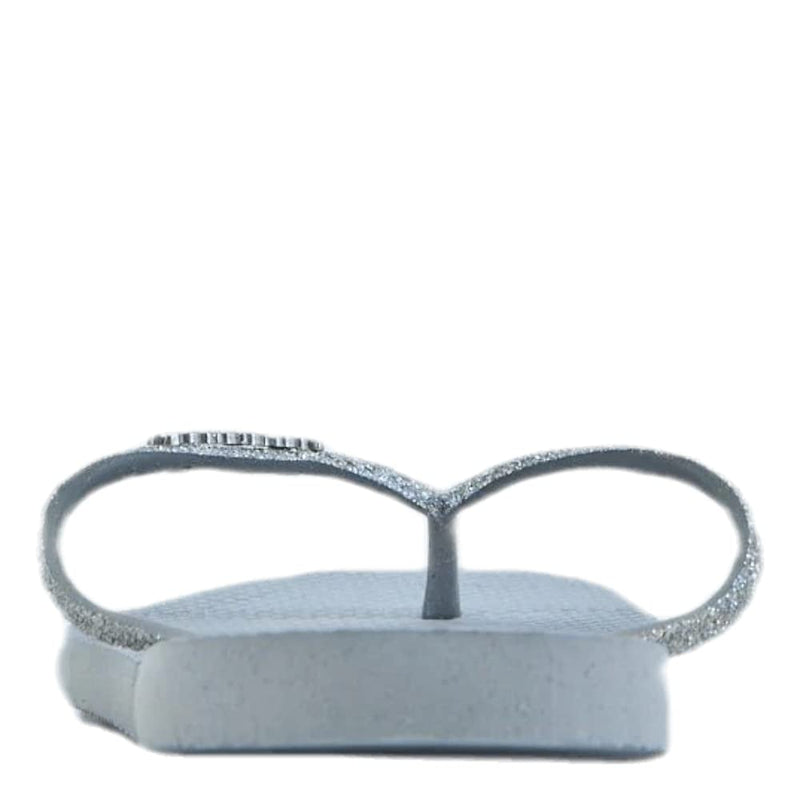 Havaianas Slim Flip Flops - Unisex Glitter II Ice Grey Shoe Deals Outlet