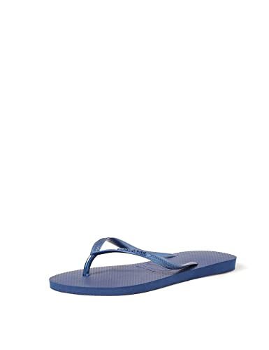 Havaianas Slim Flip Flops - Unisex Navy Shoe Deals Outlet