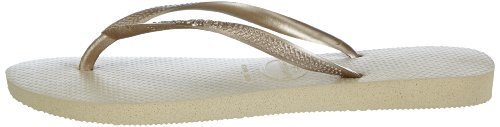 Havaianas Slim Flip Flops - Unisex Sand Grey Shoe Deals Outlet