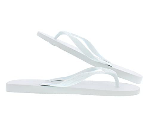 Havaianas Slim Flip Flops - Unisex Hype White Shoe Deals Outlet