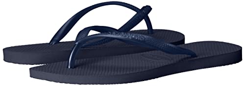Havaianas Slim Flip Flops - Unisex Navy Shoe Deals Outlet