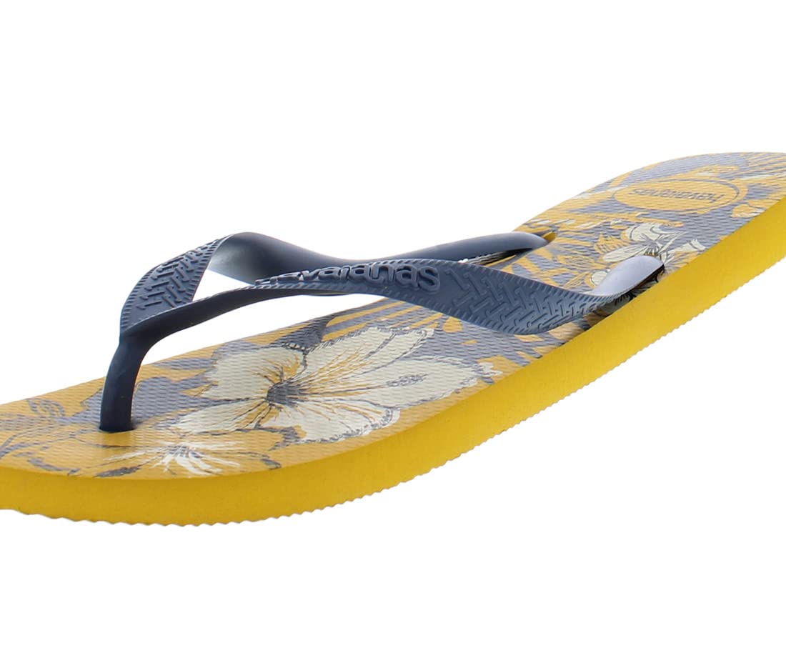 Havaianas Slim Flip Flops - Unisex Aloha White Shoe Deals Outlet