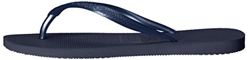 Havaianas Slim Flip Flops - Unisex Navy Shoe Deals Outlet