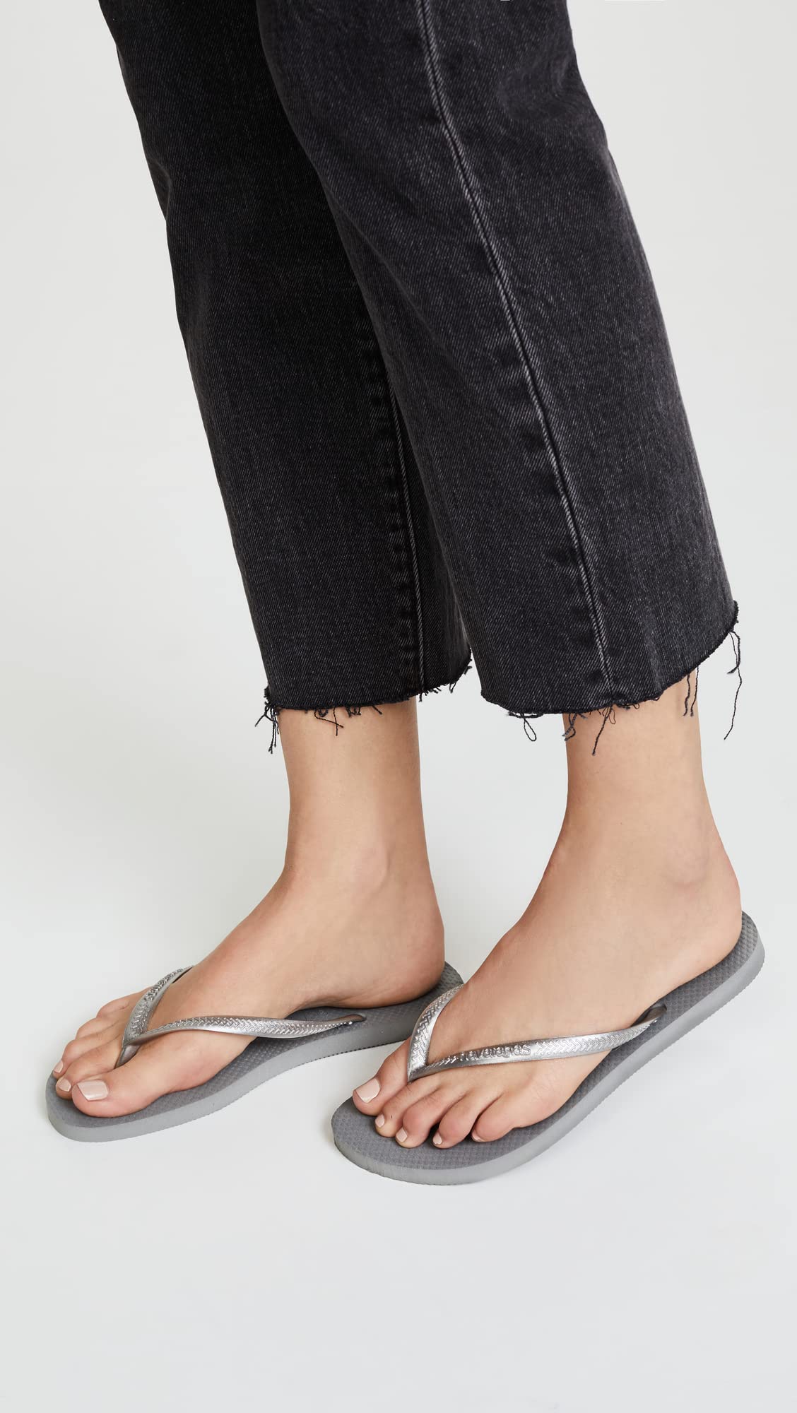 Havaianas Slim Metalic - Women's Steel Grey Shoe Deals Outlet