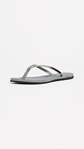Havaianas Slim Metalic - Women's Steel Grey Shoe Deals Outlet