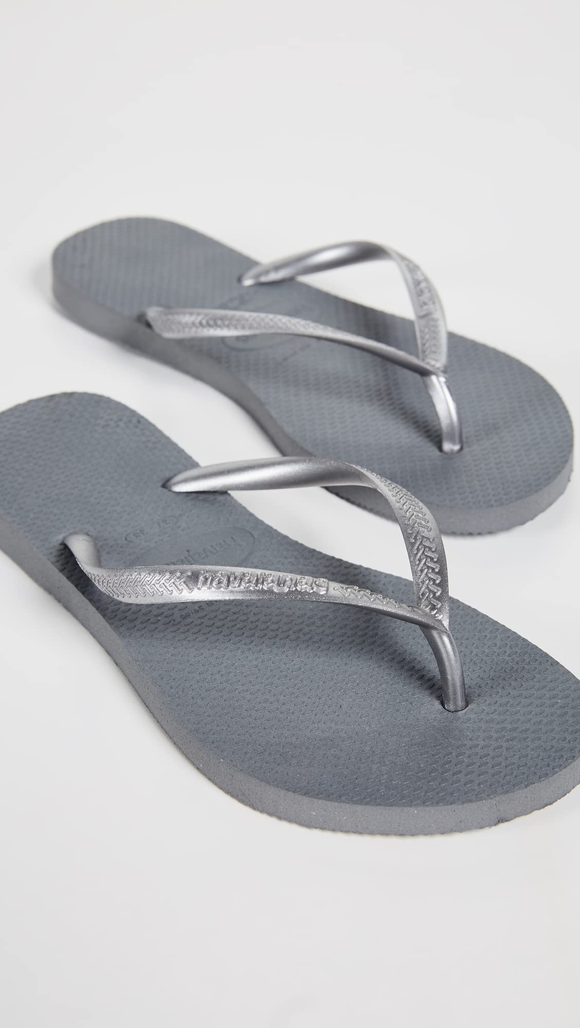 Havaianas Slim Metalic - Women's Steel Grey Shoe Deals Outlet