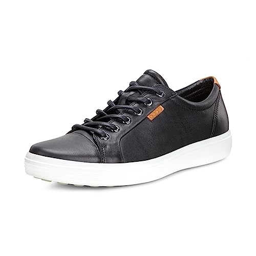 ECCO Soft 7 Sneaker - Men's Black Shoe Deals Outlet