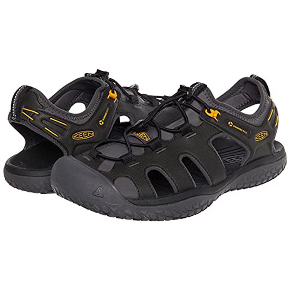 KEEN Solr - Men's Black/Gold Shoe Deals Outlet