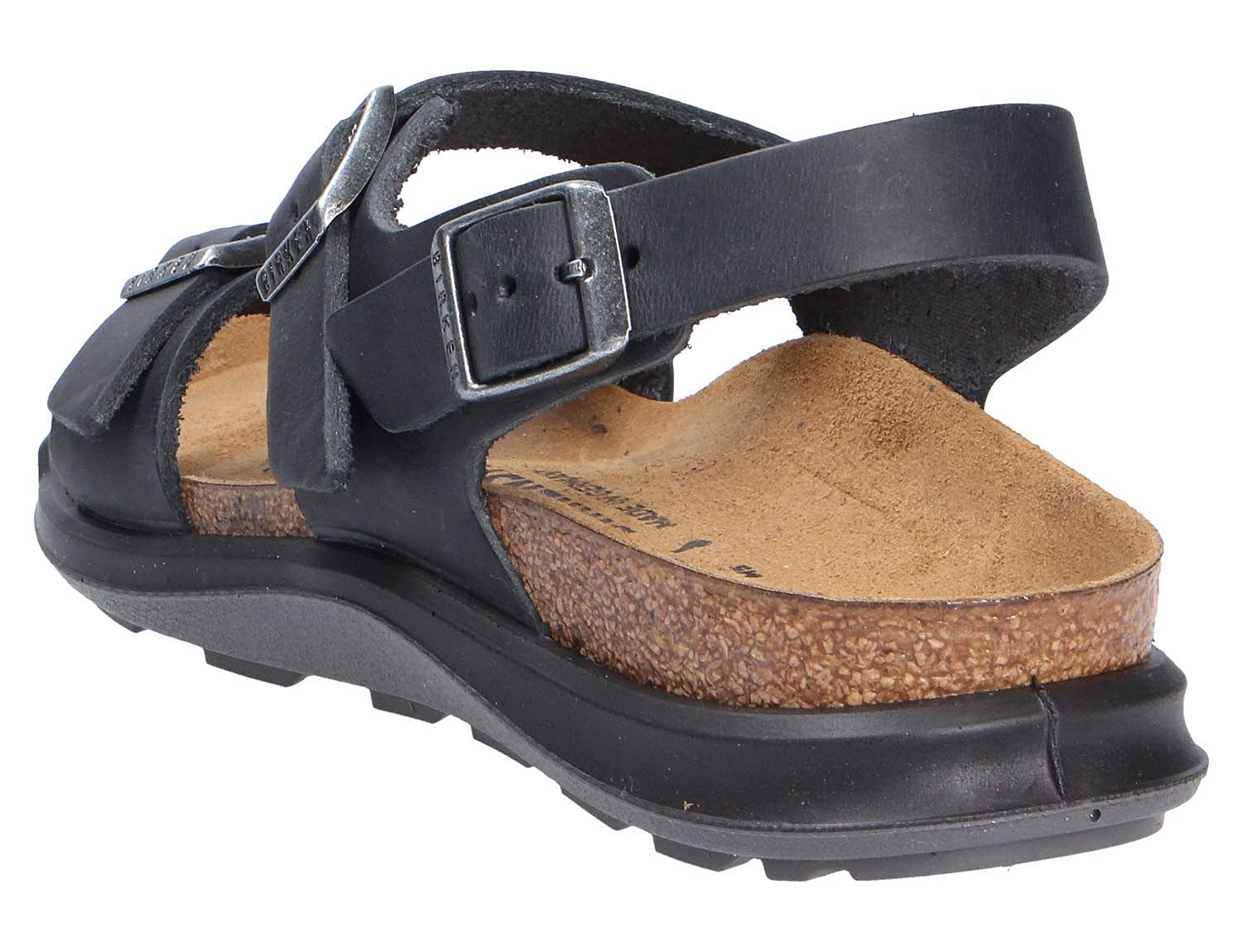 Birkenstock Sonora - Unisex Black Oiled Leather Shoe Deals Outlet