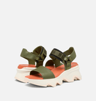 SOREL KINETIC Impact Y - Strap High Utility Green / Pearlescent 8.5 M 195982588230 Shoe Deals Outlet