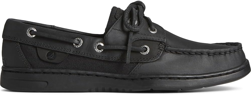 Sperry Bluefish Sneaker Black 7 M 195019966246 Shoe Deals Outlet