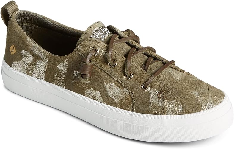 Sperry Crest Vibe Camo Olive 6.5 M 194917666807 Shoe Deals Outlet