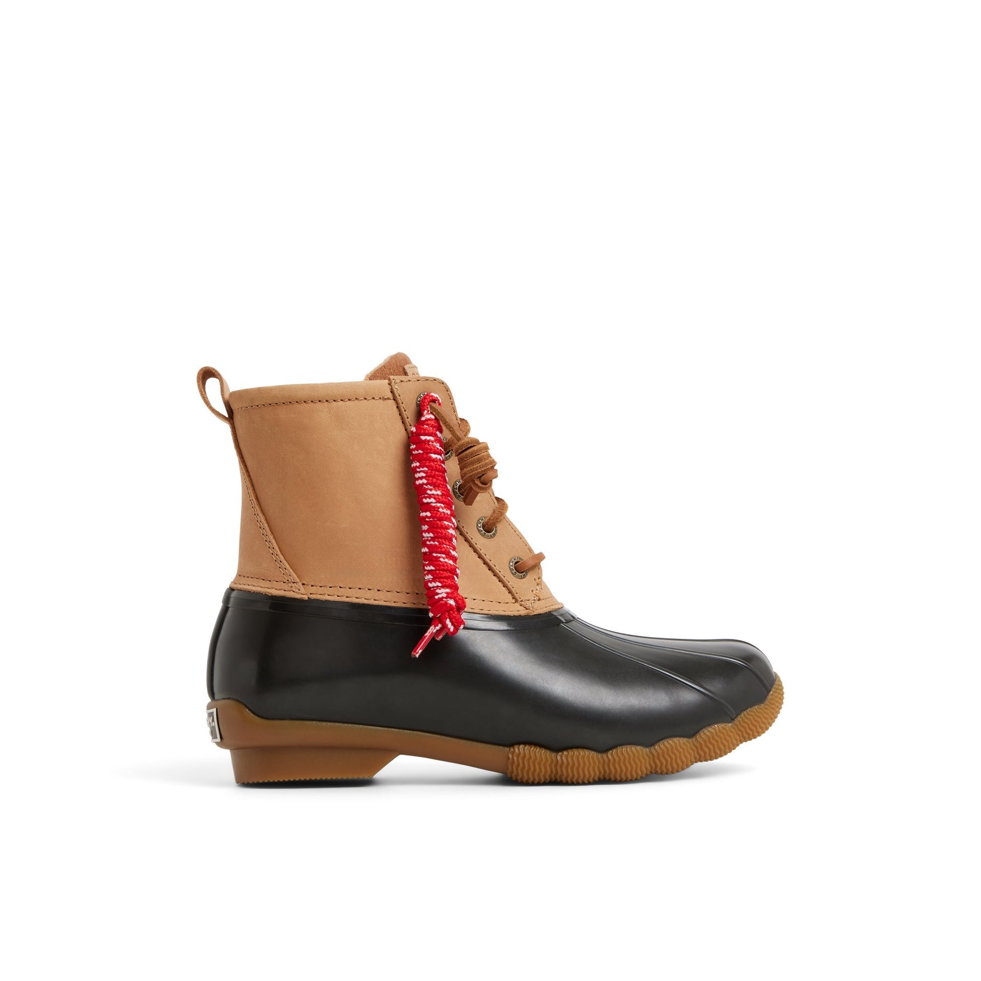 Sperry Saltwater Duck Lug Boot Tan/Navy 5.5 M 044209150371 Shoe Deals Outlet