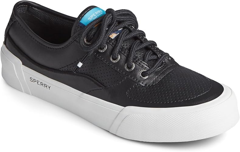 Sperry Soletide Sneaker Black 7 M 194917252444 Shoe Deals Outlet