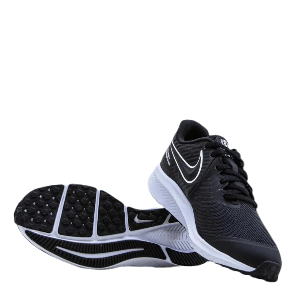 Nike Star Runner 2 - Kids Black/White - Black - Volt Shoe Deals Outlet