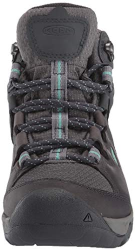 KEEN Steens Mid WP - Women's Steel Grey/Ocean Wave Shoe Deals Outlet