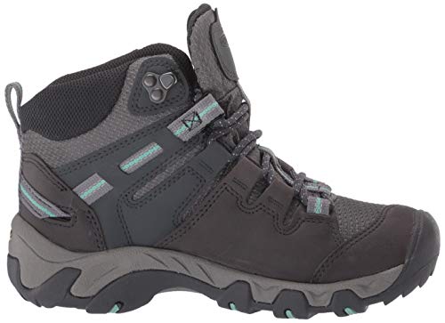 KEEN Steens Mid WP - Women's Steel Grey/Ocean Wave Shoe Deals Outlet