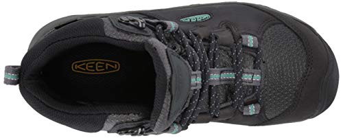 KEEN Steens Mid WP - Women's Steel Grey/Ocean Wave Shoe Deals Outlet