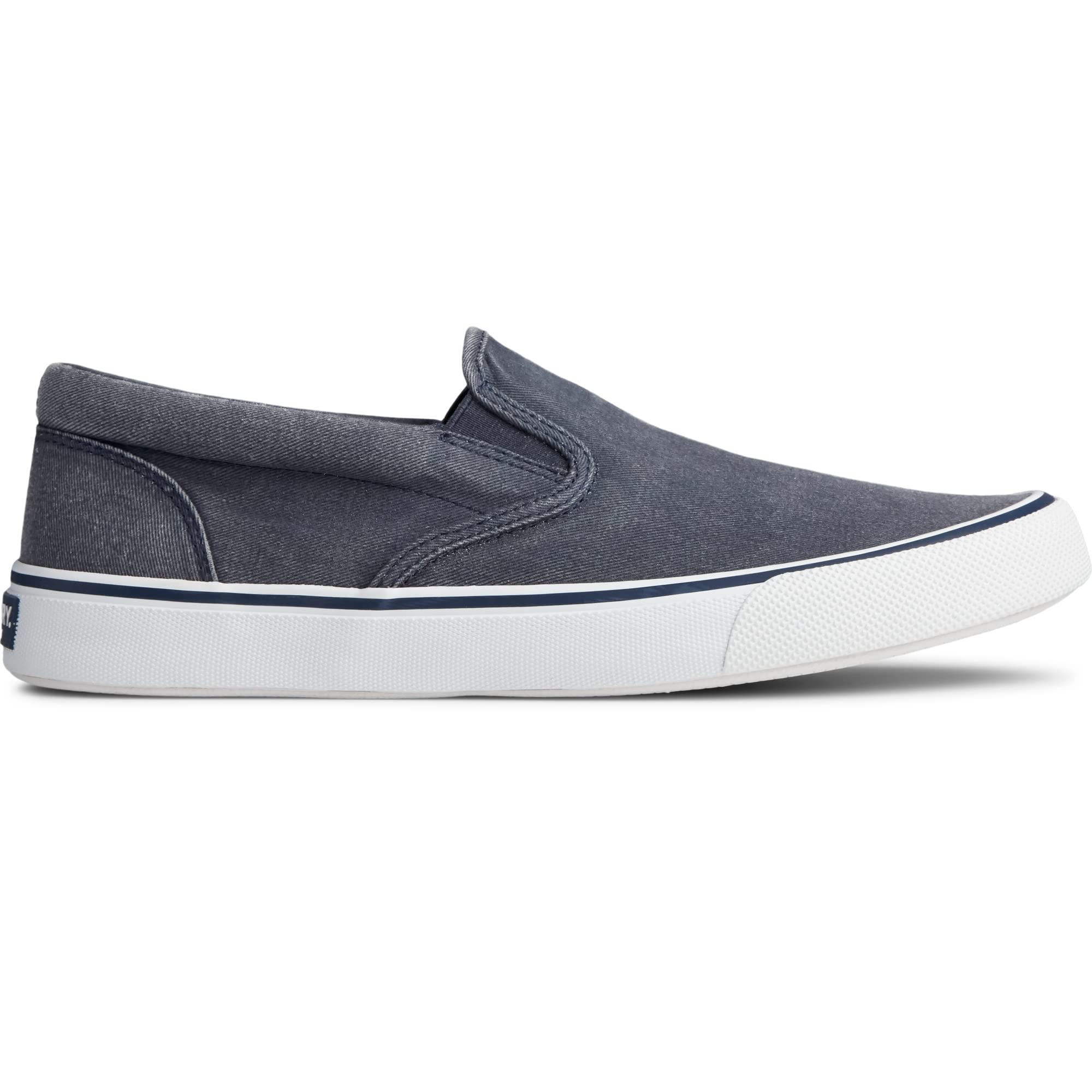 Sperry Striper II Slip On Sneaker - Men's Sw Navy Shoe Deals Outlet