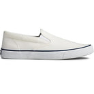 Sperry Striper II Slip On Sneaker - Men's White Shoe Deals Outlet