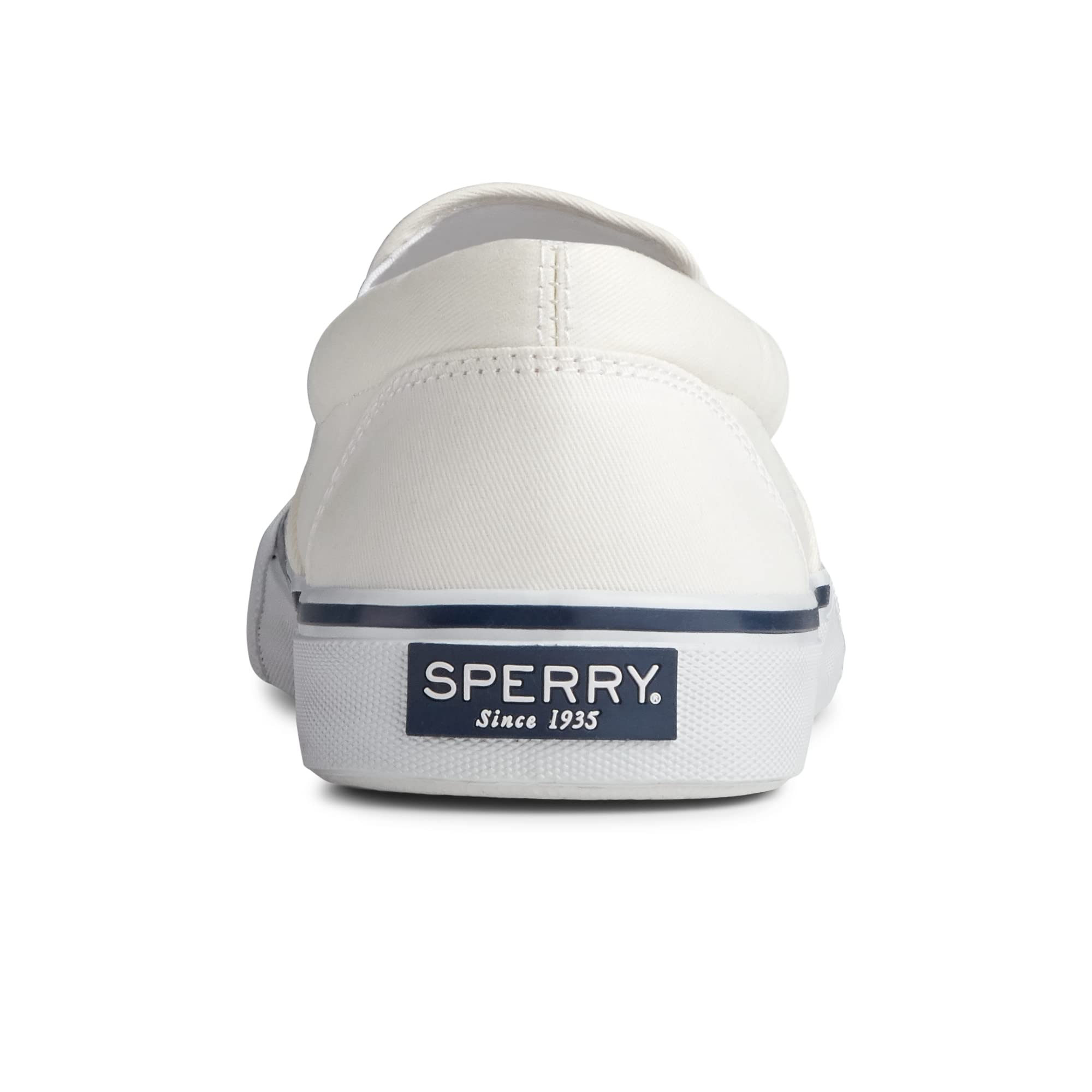 Sperry Striper II Slip On Sneaker - Men's White Shoe Deals Outlet