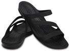 Crocs Swiftwater Sandal - Women's Black/Black Shoe Deals Outlet