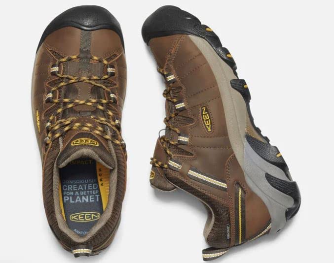KEEN Targhee II WaterProof - Men's Cascade Brown/Golden Yellow Shoe Deals Outlet