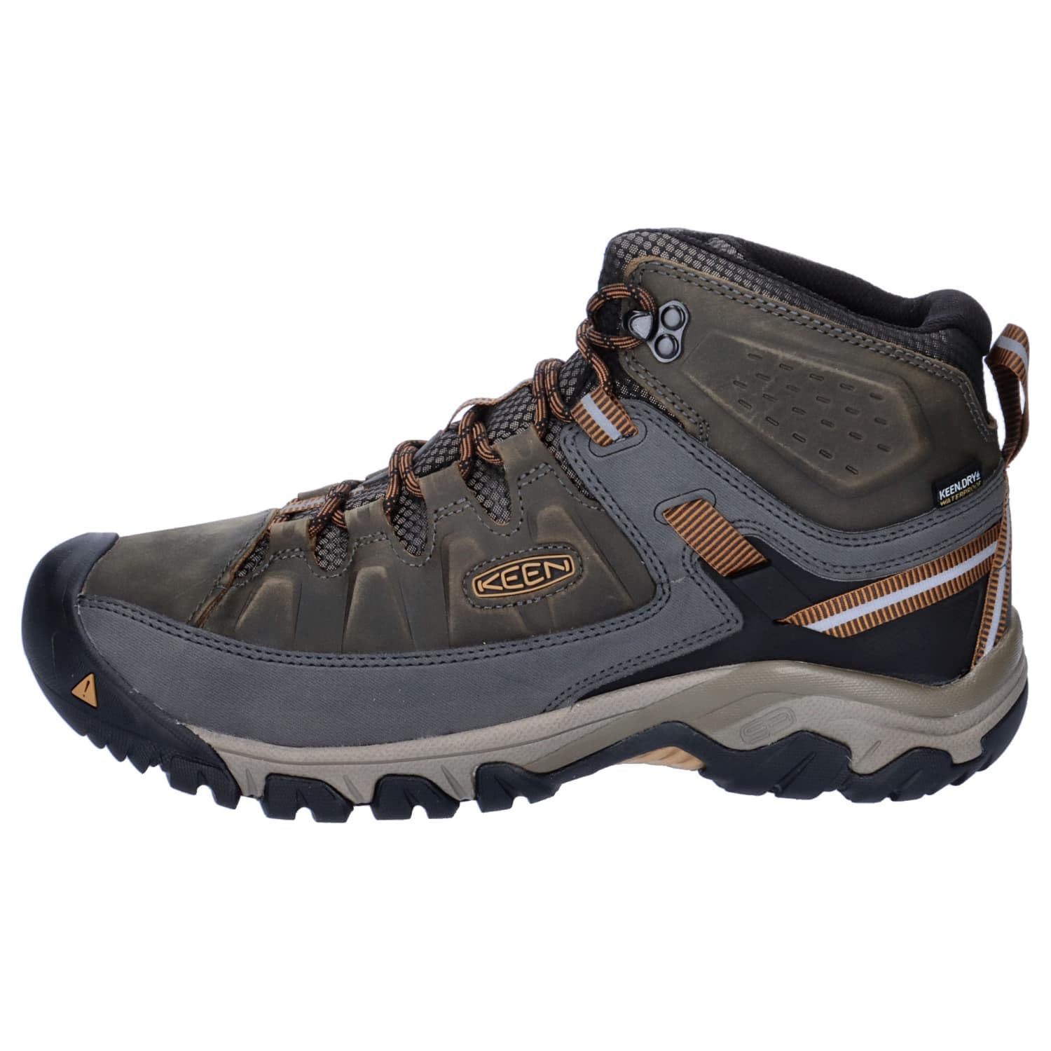 KEEN Targhee III Mid WaterProof - Men's Black Olive/Golden Brown Shoe Deals Outlet